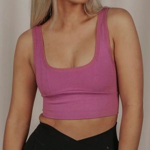NWT Free People Movement Free Throw Square Neck Bra